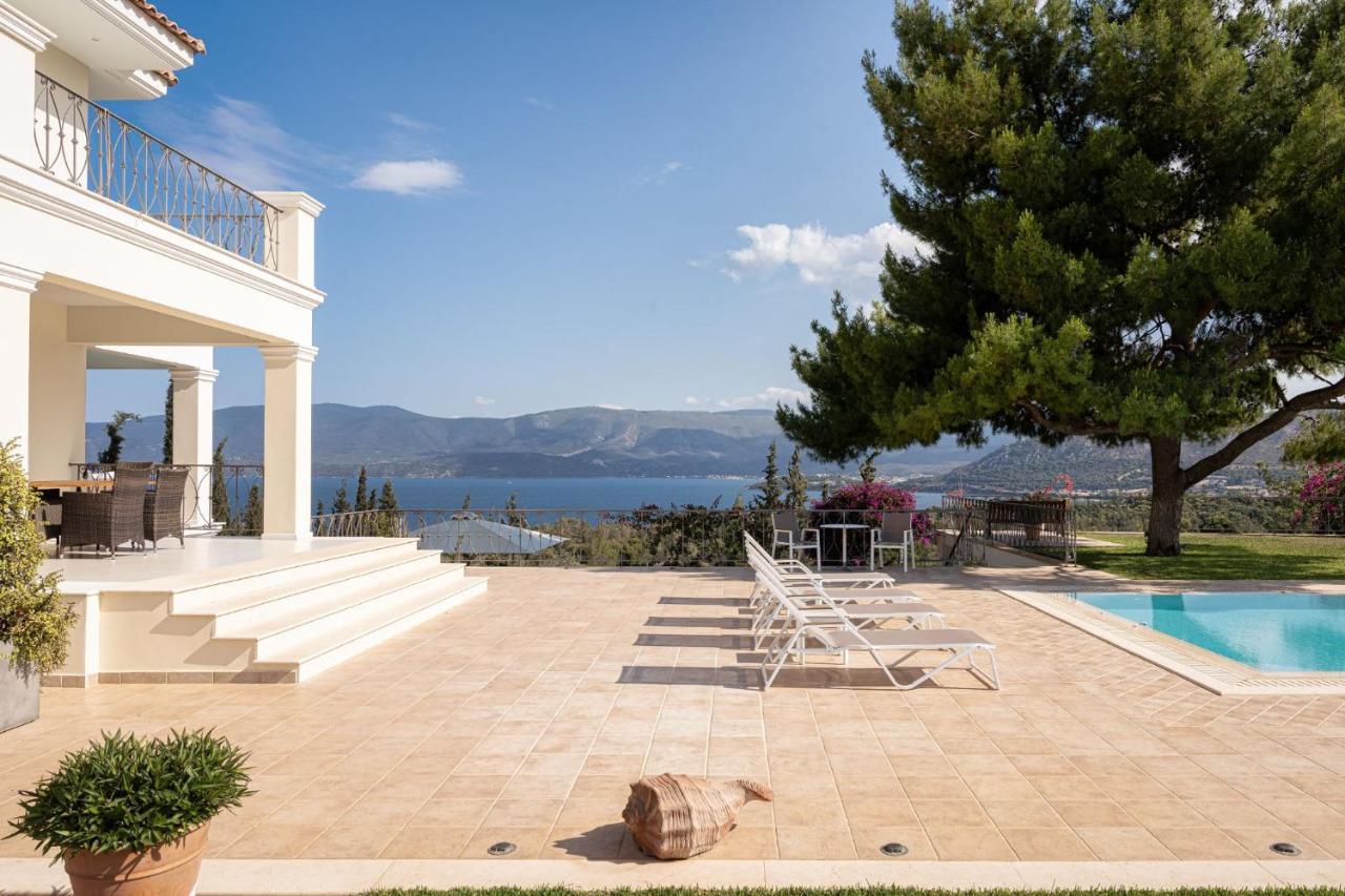 Villa Fantasia Isthmia Bagian luar foto