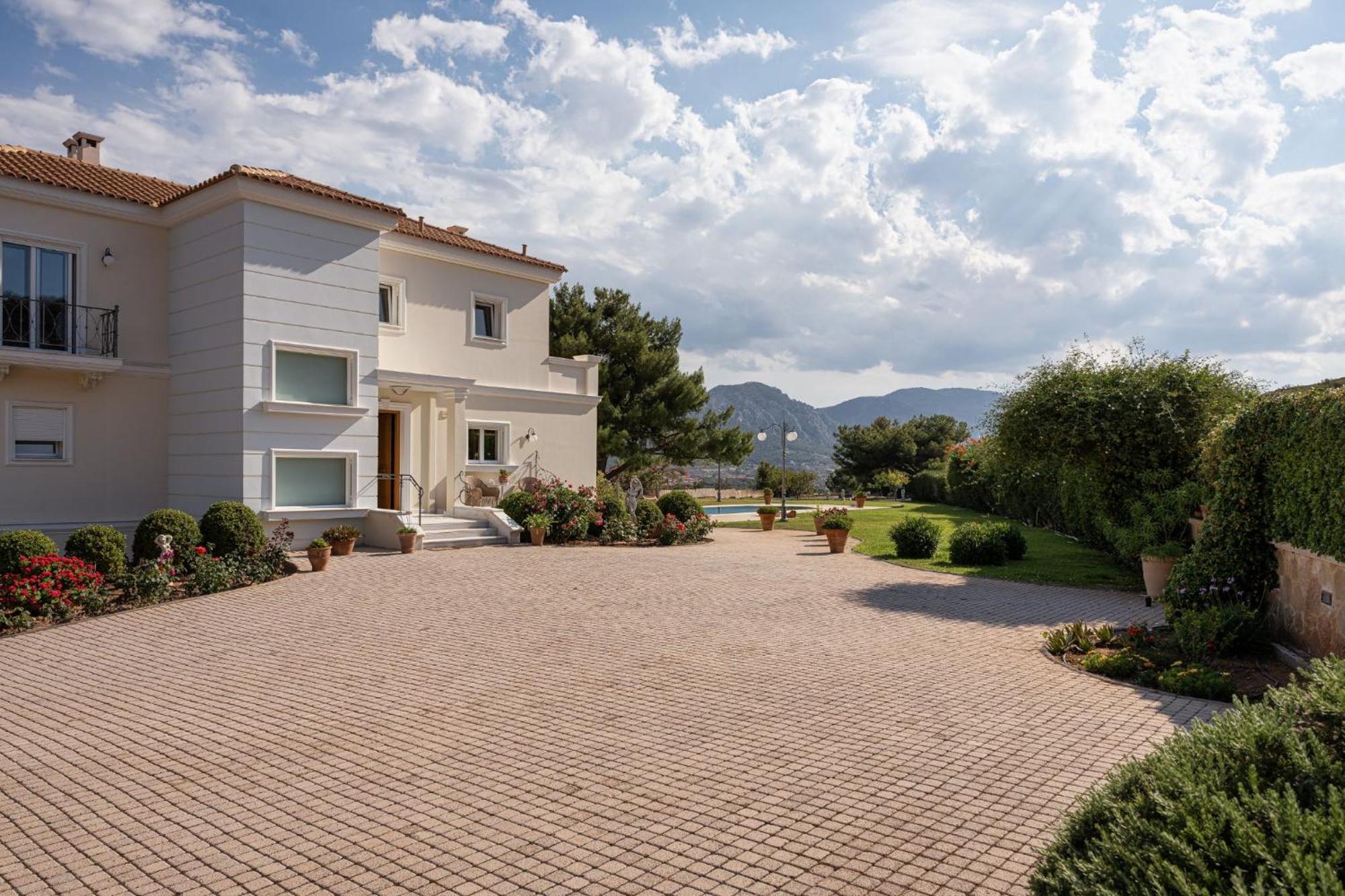 Villa Fantasia Isthmia Bagian luar foto